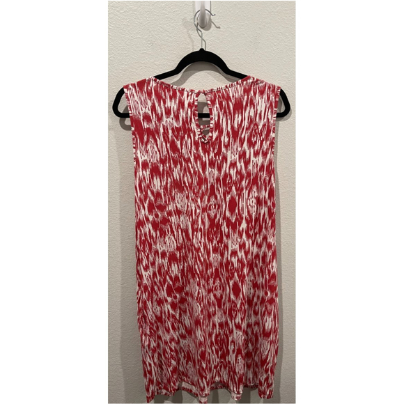 THML White Red Sleveless Mini Dress - Picture 5 of 5